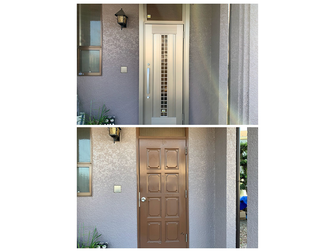 玄関ドア施工事例